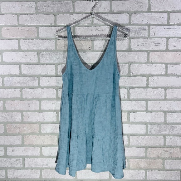 Show Me Your MuMu Emme Tank Mini Dress in Blue Sea Size S - Picture 5 of 10